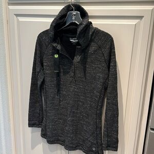 Straight Down Waffle Knit Hoodie S